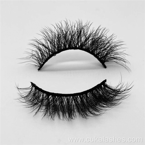 15mm faux mink lashes natural 3d fake eyelashes